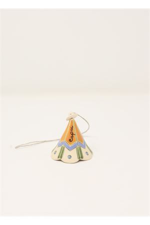 Campanella di capri in ceramica con decori Capri Bell | 20103729ARANCIONE